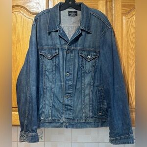 Vintage 90’s Polo Ralph Lauren Jeans Decker Classic Blue Denim Jean Jacket XL